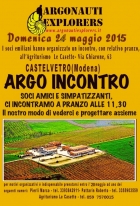ARGORADUNO EMILIANO - Castelvetro - domenica 24 maggio 2015 -  ARGONAUTI  EXPLORERS